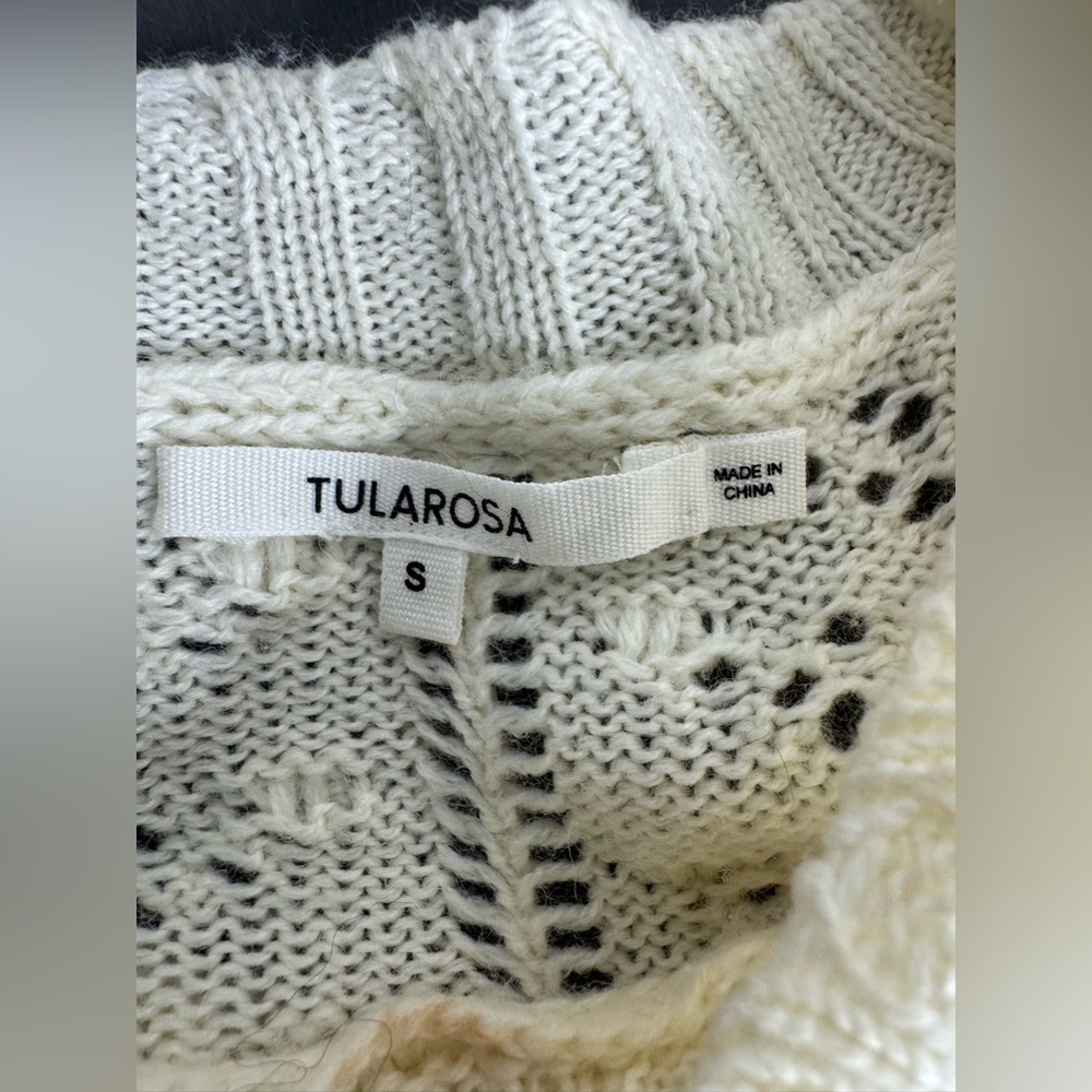 Tularosa Manny Ivory Ruffle Sweater - Picture 4 of 6